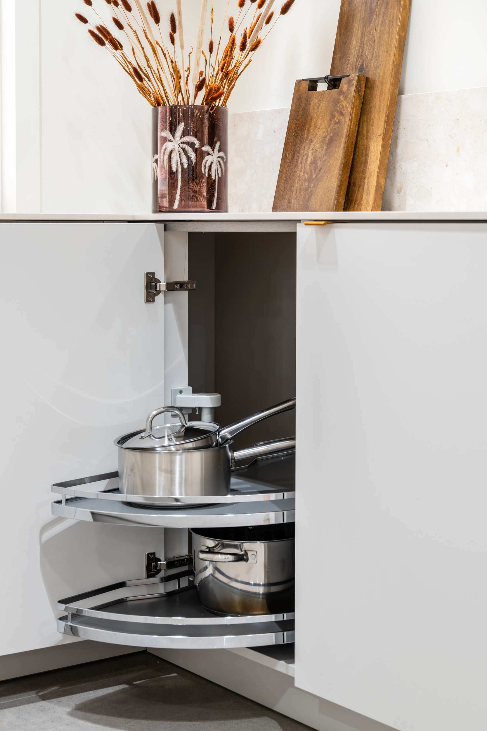 Une cuisine minimaliste qui respire la tranquillité